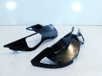 2008 08 Victory Vision Left/Right Black Hand Rail & Saddlebag Cover Fairing Trim - C3 Cycle