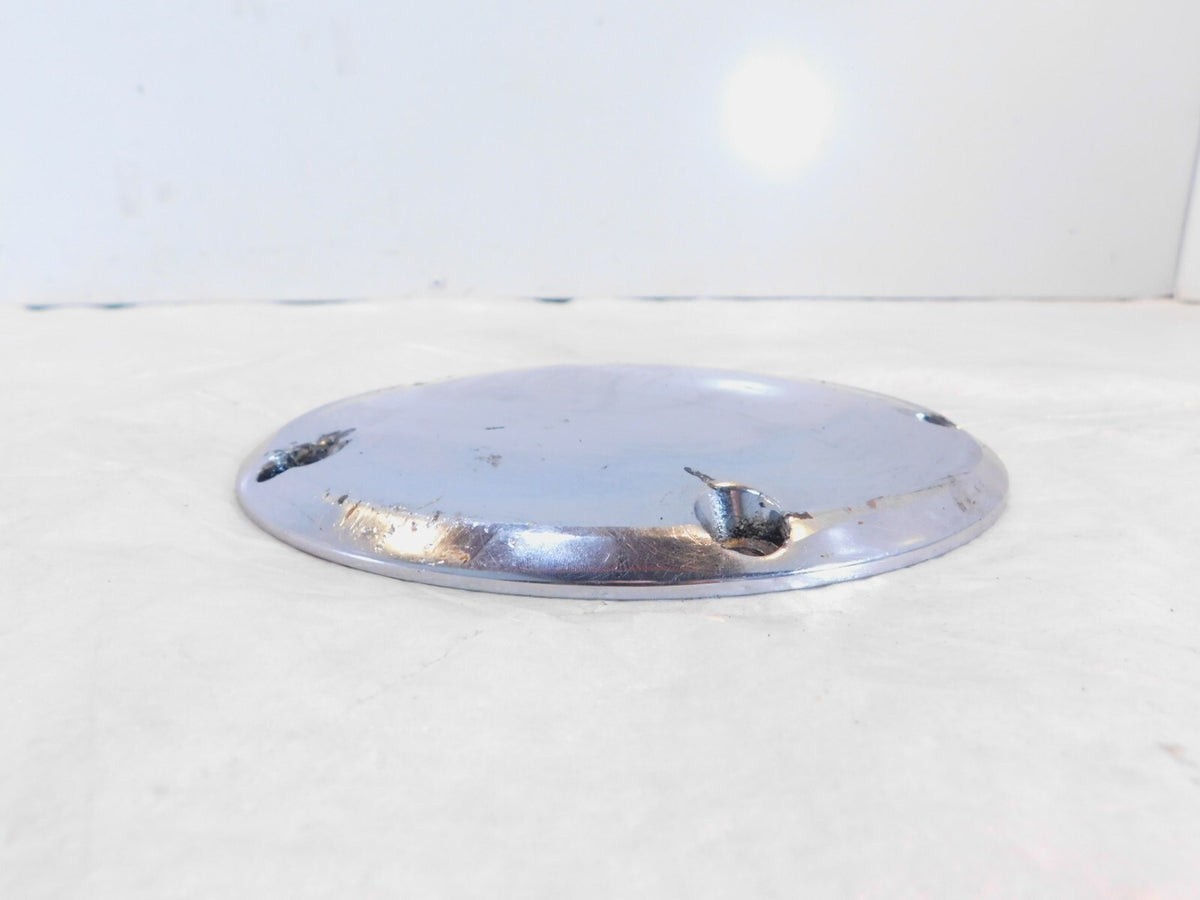 Harley Davidson Twin Cam Dyna Softail Left Engine Chrome Derby Clutch Cover - C3 Cycle