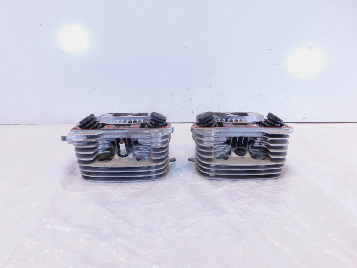 Harley Davidson Sportster 883 Hugger & Custom Silver Cylinder Heads w/ Valves - C3 Cycle