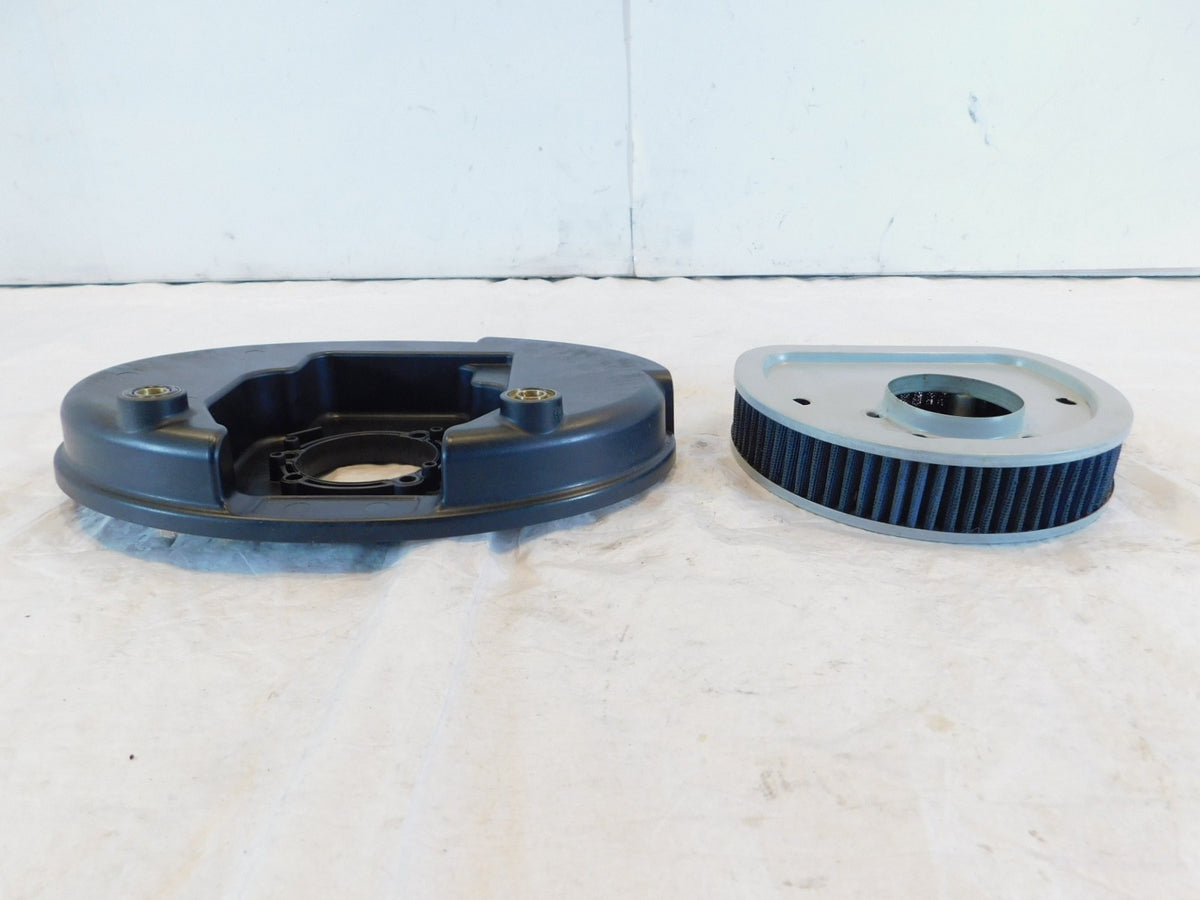 Harley Davidson Electra Glide Softail Dyna Air Cleaner Filter & Backplate - C3 Cycle