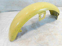 1996 & 1997 Kawasaki Vulcan 1500L Yellow Front Wheel Fender Mudguard - Dents - C3 Cycle