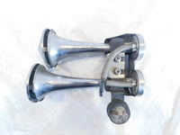 Harley Davidson Touring Dyna Softail & Sportster Chrome Dual Air Horns - C3 Cycle
