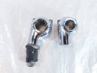 2007-2010 Harley Davidson Softail Custom FXSTC Chrome Handlebar Risers & Clamps - C3 Cycle
