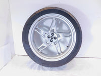 BMW R1100S R1150R R1150RS R1150RT Silver Rear Wheel Rim w/ Tire 5x17" - Bent - C3 Cycle