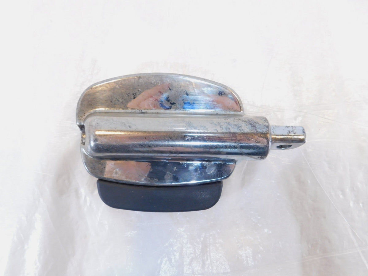 Harley Davidson FXR Dyna Sportster Softail Right Chrome Mini Footboard Foot Rest - C3 Cycle