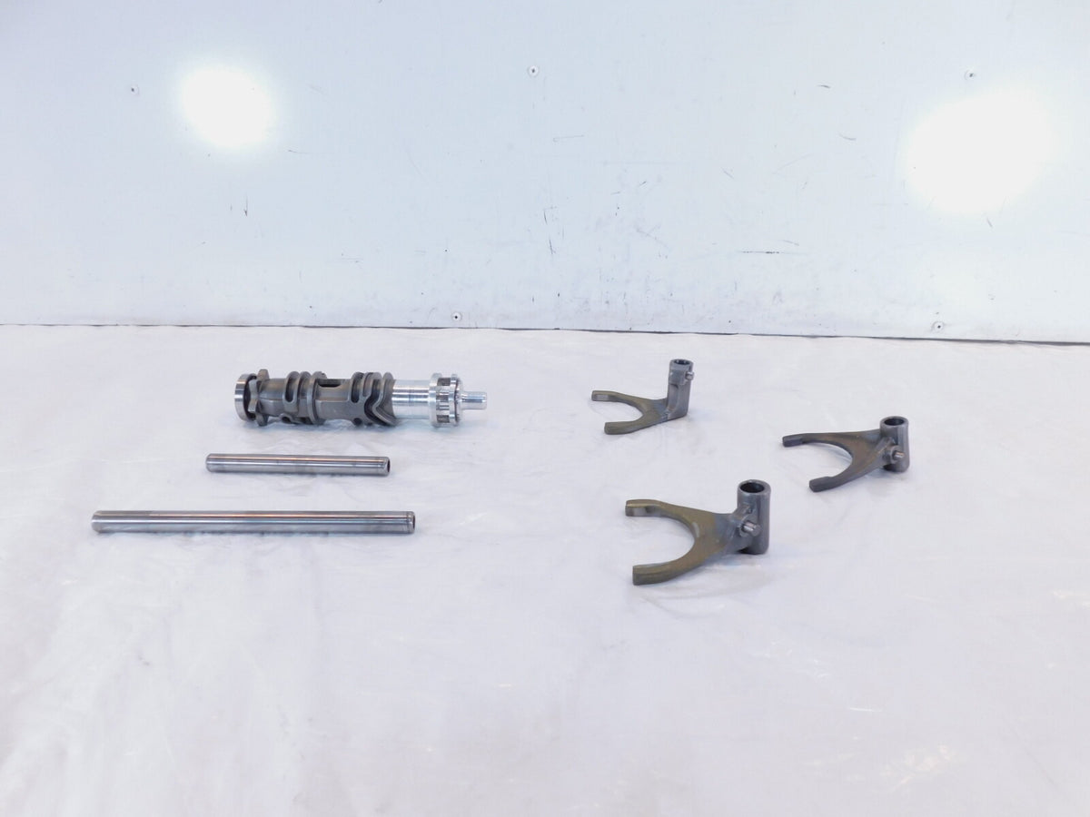 Harley Davidson Dyna Softail 6 Speed Transmission Shift Shifter Forks & Cam Drum