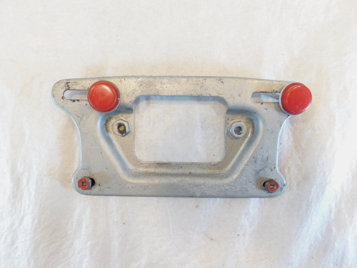 1982 Honda CM450C 450 Custom Silver Rear License Number Plate Tag Mount Bracket - C3 Cycle