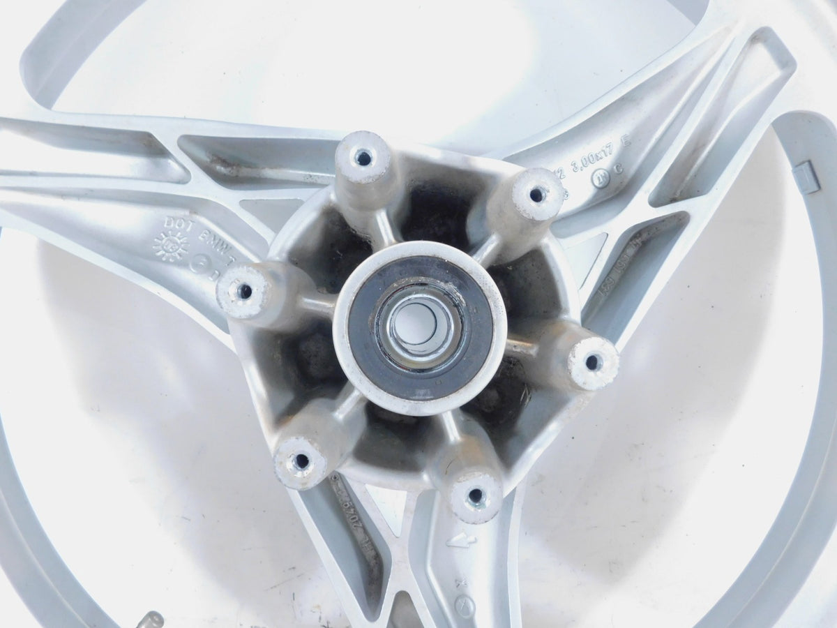 2001 2002 2003 2004 2005 BMW F650CS F650 CS Silver Front Wheel Rim & Tire - C3 Cycle
