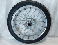 2001-2007 Aprilia ETV1000 Caponord 1000 Silver 19" Spoked Front Wheel Rim & Hub - C3 Cycle