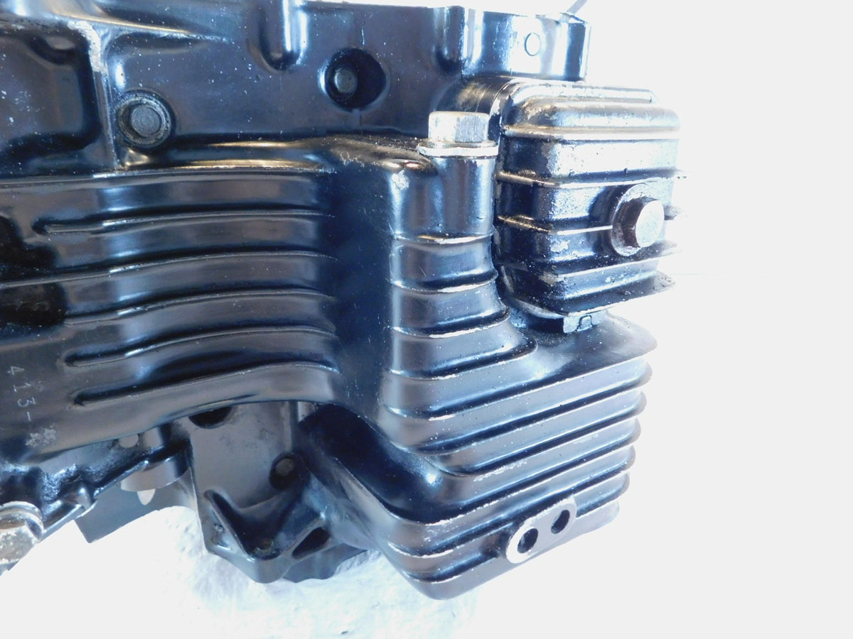 1982 82 Honda CM450C 450 Custom Black Engine Motor Crankcase Cases Motor Block - C3 Cycle