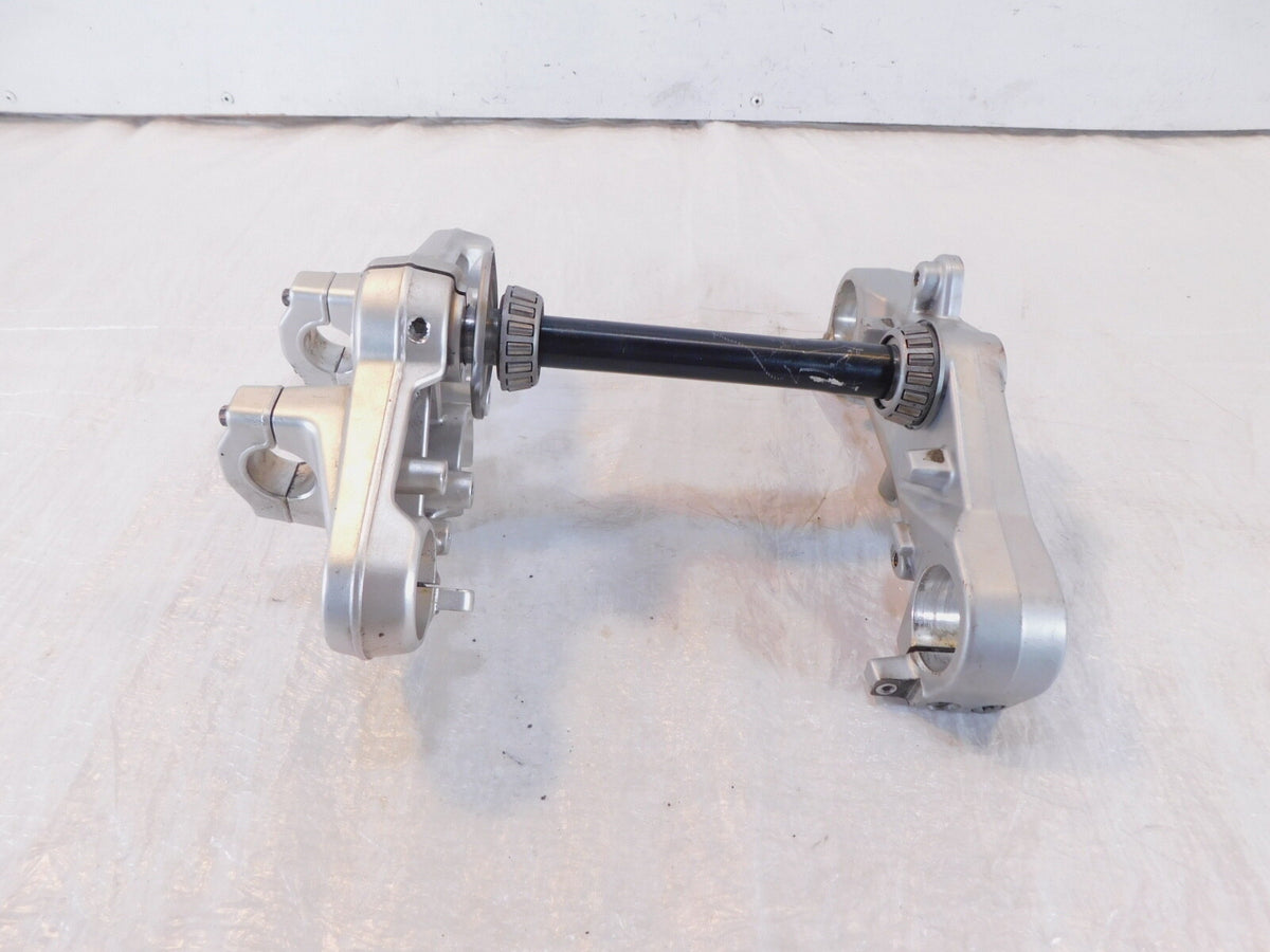 2009-2014 BMW F800R F800 R Silver Front Fork Steering Stem Triple Tree Bridge - C3 Cycle
