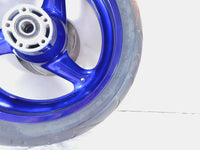 1999 Buell X1 Lightning Limited Edition Blue Cast 3 Spoke Rear Wheel Rim & Tire - C3 Cycle