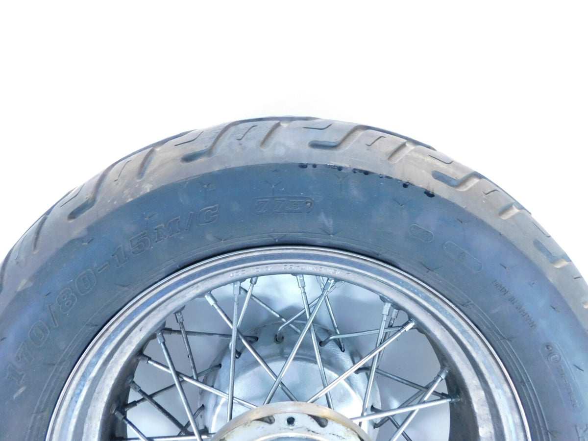 Yamaha V-Star 1100 XVS1100 Classic Custom Midnight Laced Rear Wheel Hub & Tire - C3 Cycle