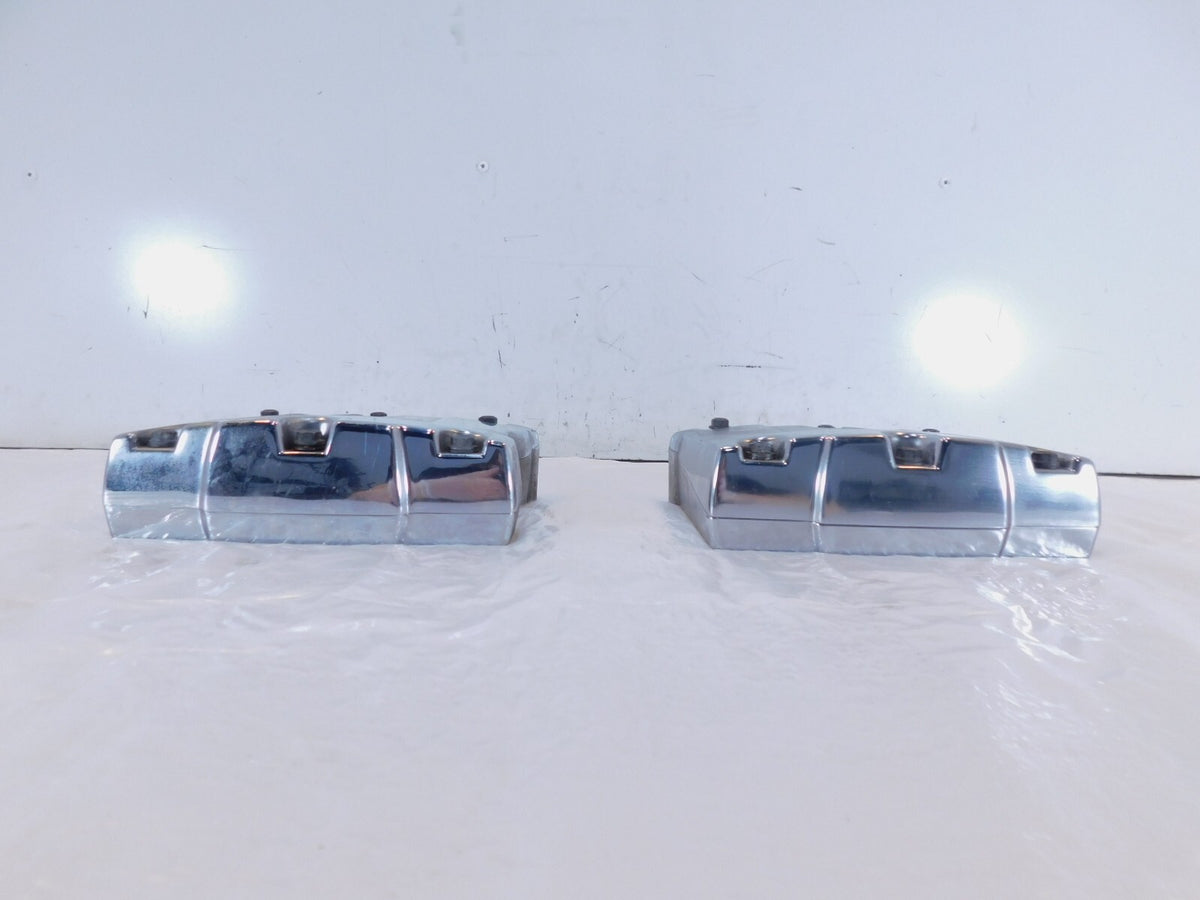 Harley Davidson Touring Dyna & Softail Chrome Cylinder Head Rocker Boxes - C3 Cycle