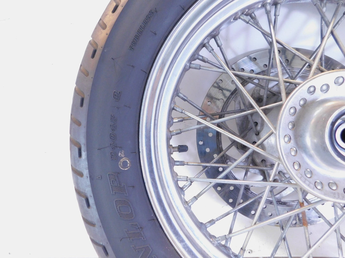 Yamaha V-Star 650 XVS650 Classic Silverado Laced Front Wheel Rim & Brake Rotor - C3 Cycle