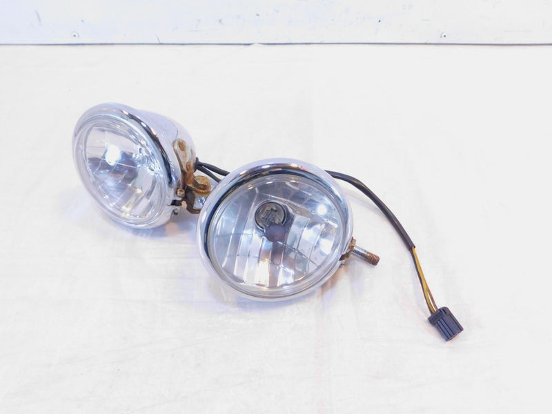 Harley Touring Road King Electra Glide Auxiliary Passing Fog Light Lamps -CUSTOM