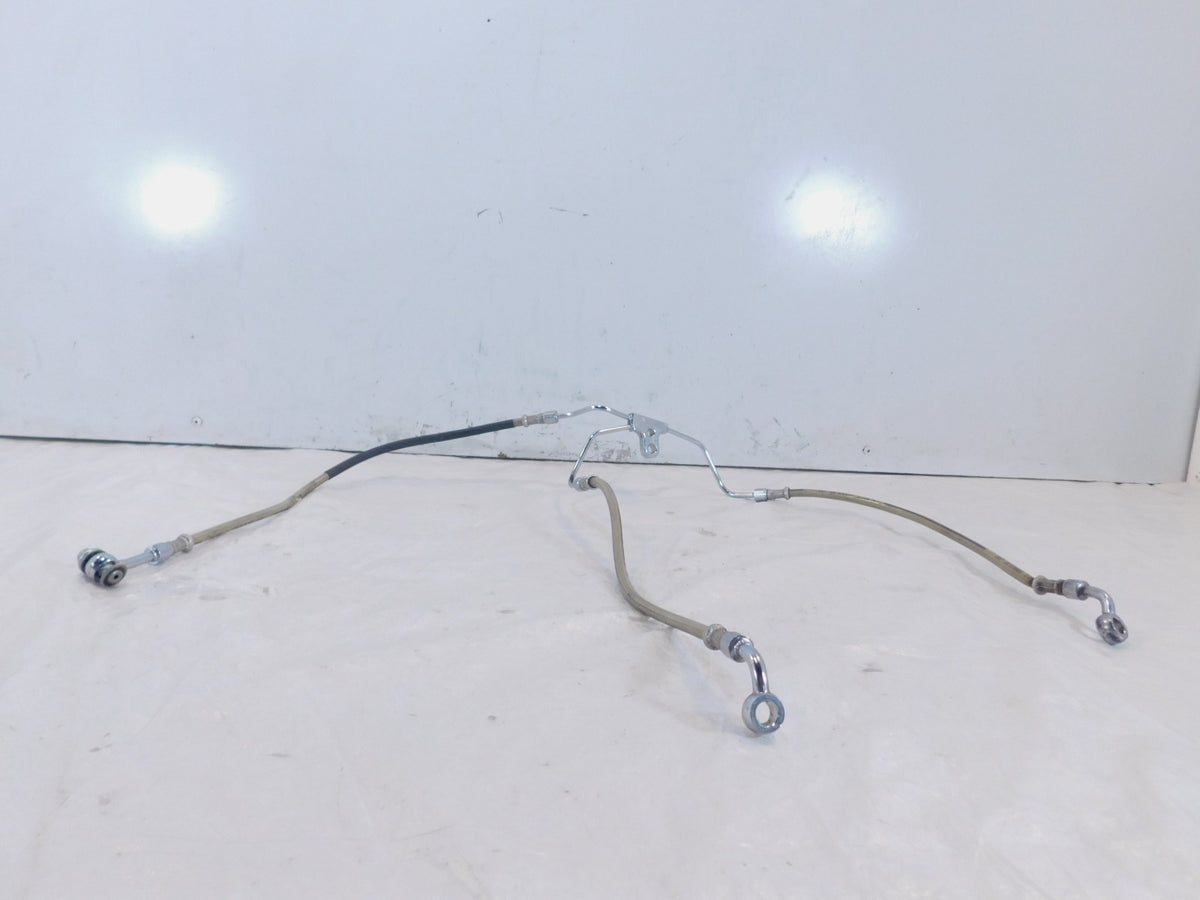 Harley Electra Glide Ultra & Classic Braided Dual Disc Front Brake Line Hose - C3 Cycle