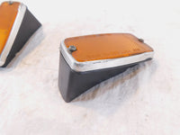 1982 82 Yamaha XJ750 Maxim 750 Front Left/Right Side Frame Orange Reflectors - C3 Cycle