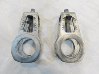 14-17 Ducati Monster 821 M821 Swingarm Rear Axle Chain Adjuster Puller Brackets - C3 Cycle