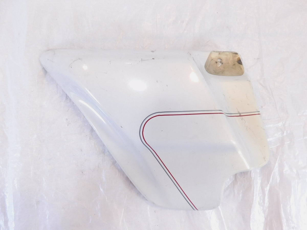 Harley Touring Road King Electra Glide Ultra Classic White Left Side Cover - C3 Cycle