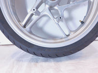 2000-2006 BMW R1150R R1150RS R1150RT Silver Front Wheel Rim & Tire 3.5x17"  Bent - C3 Cycle