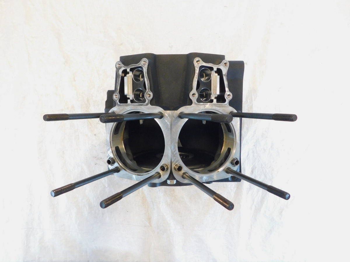 Harley Davidson Road King Electra Glide & Dyna Silver Engine Motor Crank Cases - C3 Cycle