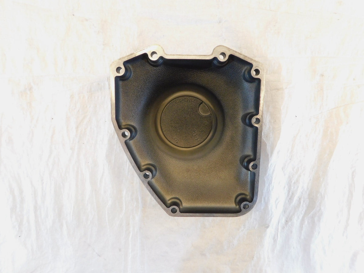 Harley Davidson Twin Cam Softail & Dyna Black Right Engine Motor Cam Gear Cover - C3 Cycle