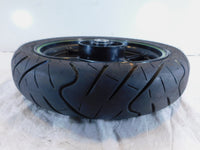 2008 2009 2010 Kawasaki Ninja 250R EX250 Black/Green Rear Wheel Rim 17x3.5 -Bent