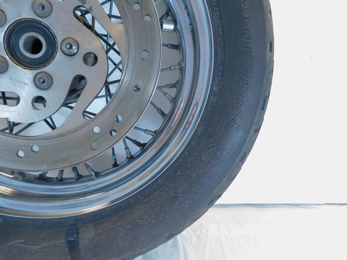 Harley Davidson Dyna Sportster & Softail Laced 16" Rear Wheel Rim & Tire Chrome - C3 Cycle