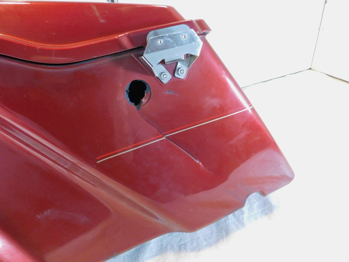 Harley Davidson Road King Street Electra Glide Red Right Luggage Bag Saddlebag - C3 Cycle