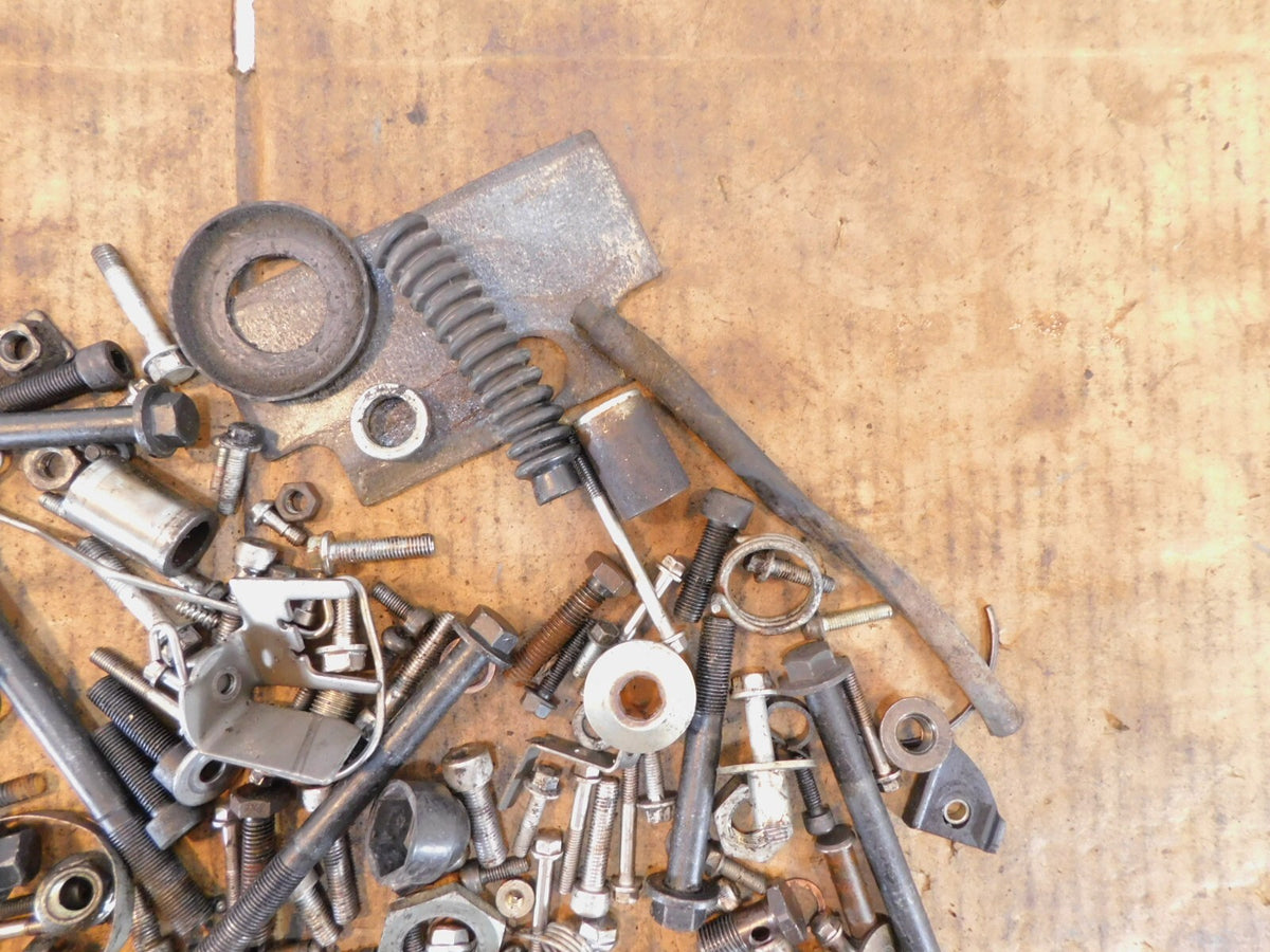 2004 Triumph America Miscellaneous Misc Body Nuts Bolts & Brackets Parts Box Lot - C3 Cycle