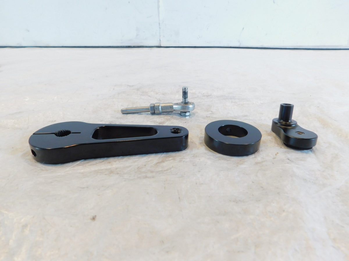 Harley Davidson Softail Aftermarket Black Brake & Shifter Pedal Foot Control Lot - C3 Cycle