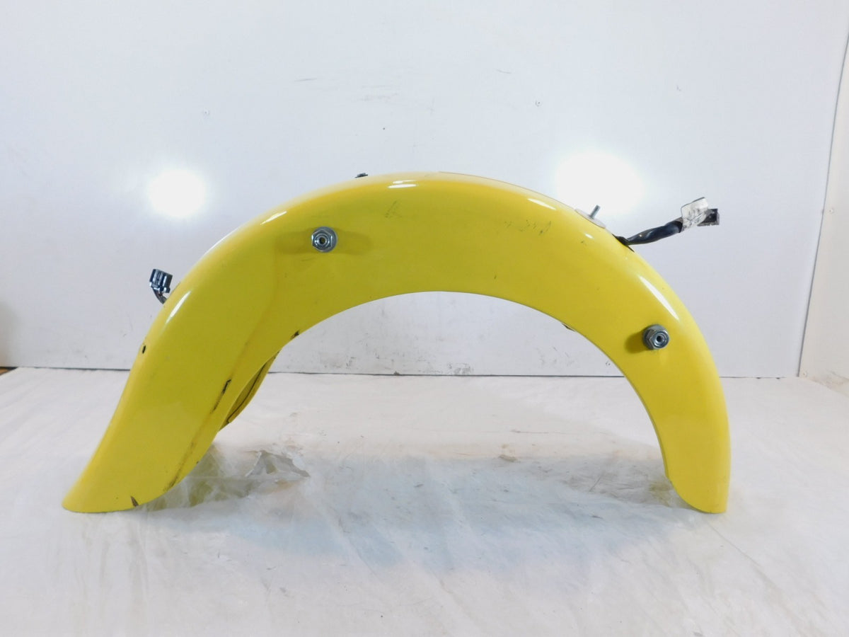 2002-2005 Harley Touring Road King Electra Glide Yellow Rear Wheel Cover Fender - C3 Cycle
