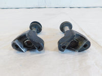 Harley Davidson Sportster 883 & 1200 & Dyna Black Handlebar Bar Riser Clamps - C3 Cycle