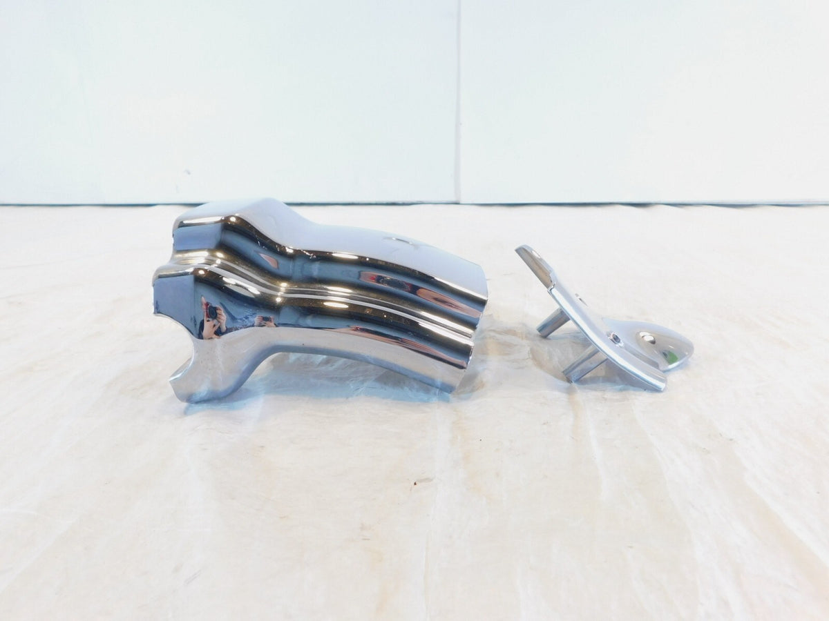 Harley Sportster 883 1200 Custom Chrome Handlebar Riser Mount Bracket & Cover - C3 Cycle