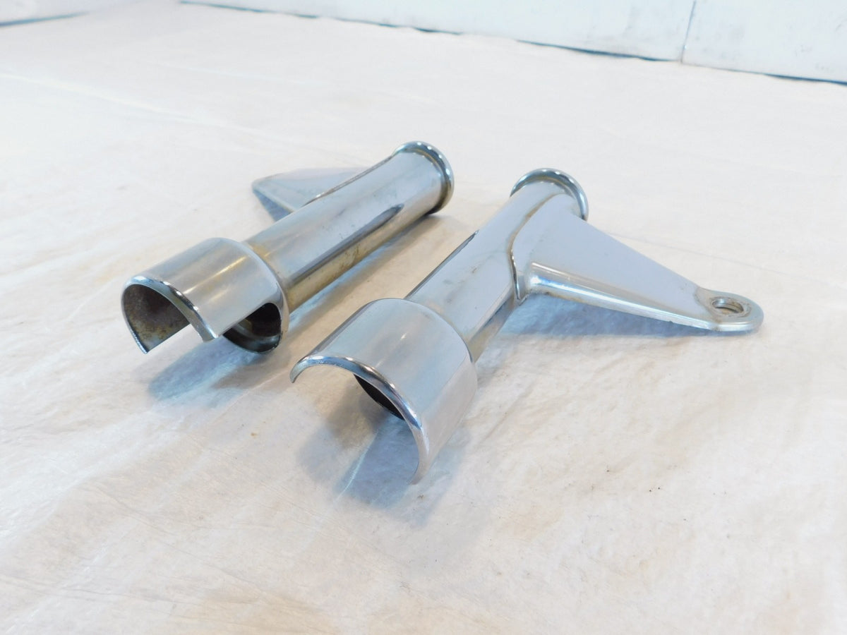 Honda CM400A CM400C CM450A CM450C Chrome Front Left/Right Fork Shock Leg Covers - C3 Cycle