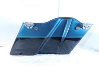 Harley Davidson Road King Street Electra Glide Blue Black Left Saddlebag Bottom - C3 Cycle
