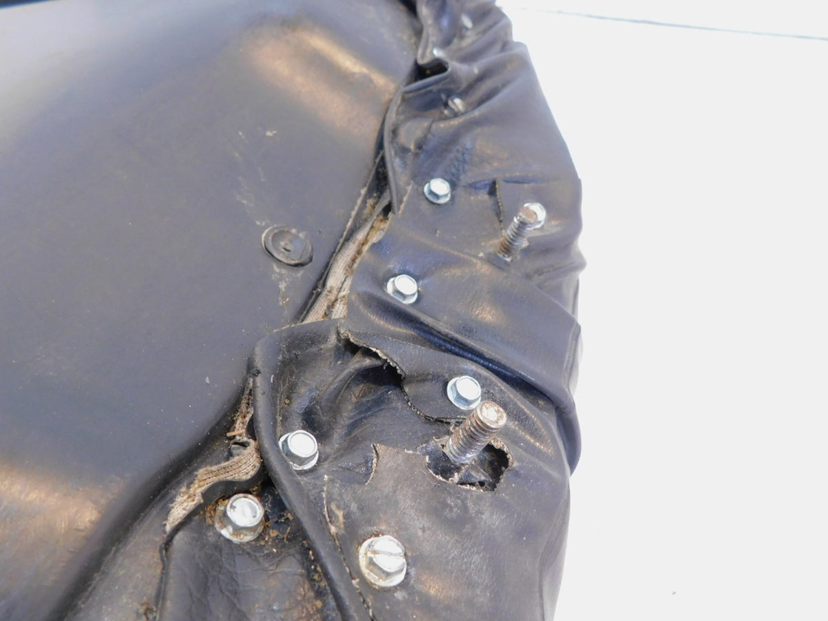 1982-1983 Yamaha XJ750 Maxim 750 Black Solo Front Main Rider Single Cushion Seat - C3 Cycle