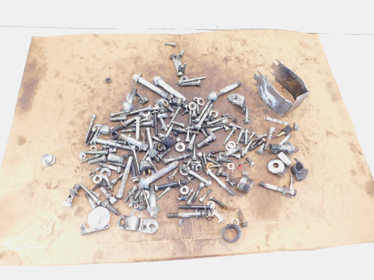 98 Harley Davidson Dyna Wide Glide FXDWG Engine Nut Bolt Brackets Parts Box Lot - C3 Cycle
