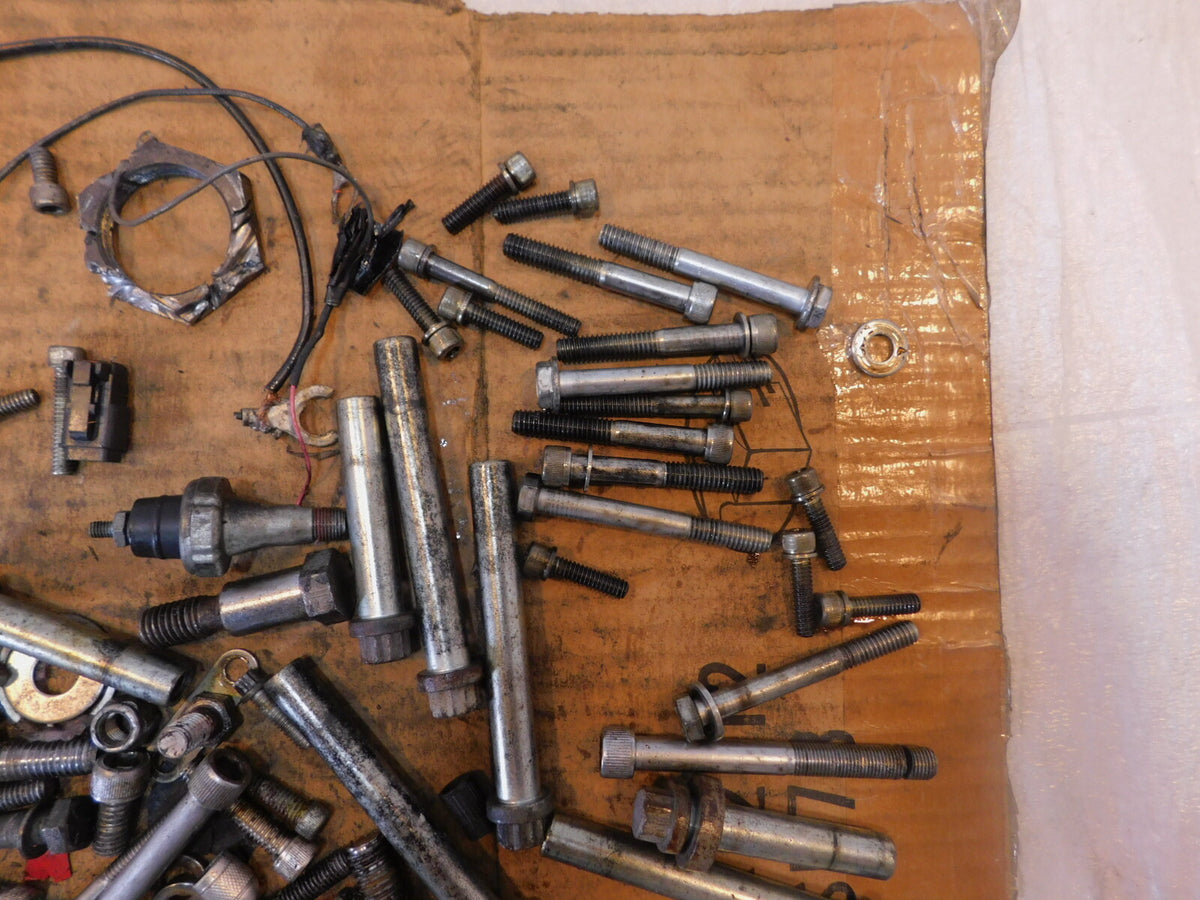2002 American IronHorse Texas Chopper Engine Bolts Nuts Brackets Parts Box Lot - C3 Cycle