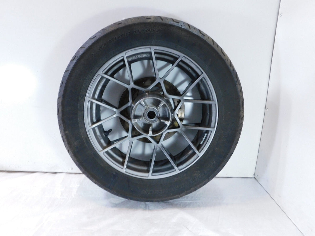 Harley Davidson Sportster Nightster RH975 Spoked Rear Wheel Rim & Tire - Bent - C3 Cycle