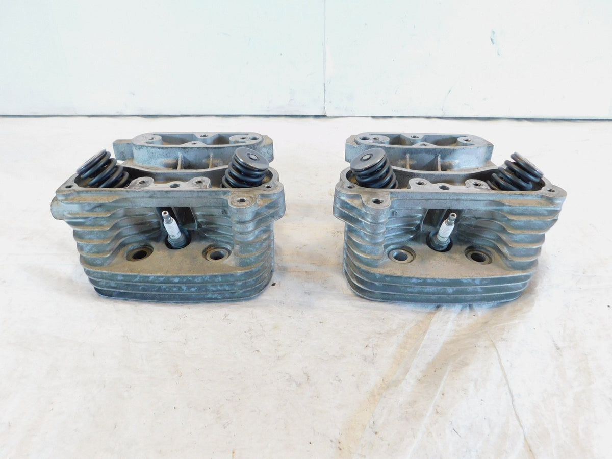 Harley Sportster 883 Front & Rear Engine Motor Cylinder Heads Springs & Valves - C3 Cycle