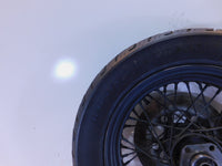 Harley Dyna Softail & Sportster 883 & 1200 Black Laced Rear Wheel Rim & Tire