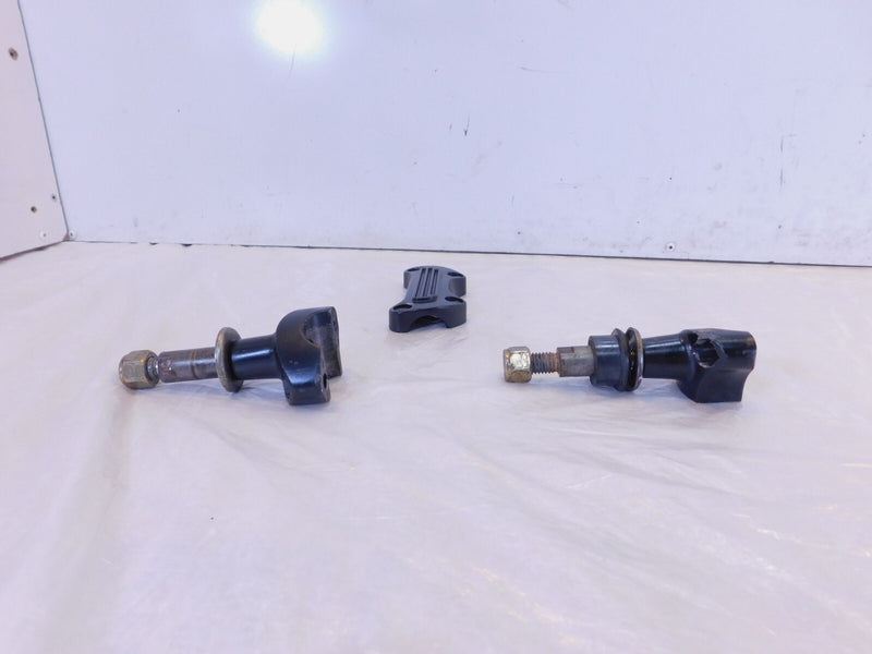 Harley Davidson Sportster 883 & 1200 & Dyna Chrome Handlebar Bar Riser Clamps