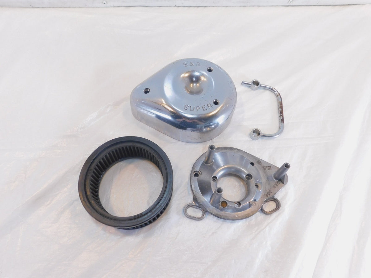 Harley Davidson Sportster EVO XLH 883 1200 Chrome S&S Air Intake Cleaner Filter - C3 Cycle