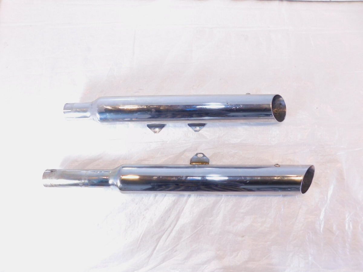 Harley Davidson Softail Heritage Classic & Springer Chrome Exhaust Pipe Mufflers