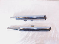 Harley Davidson Softail Heritage Classic & Springer Chrome Exhaust Pipe Mufflers