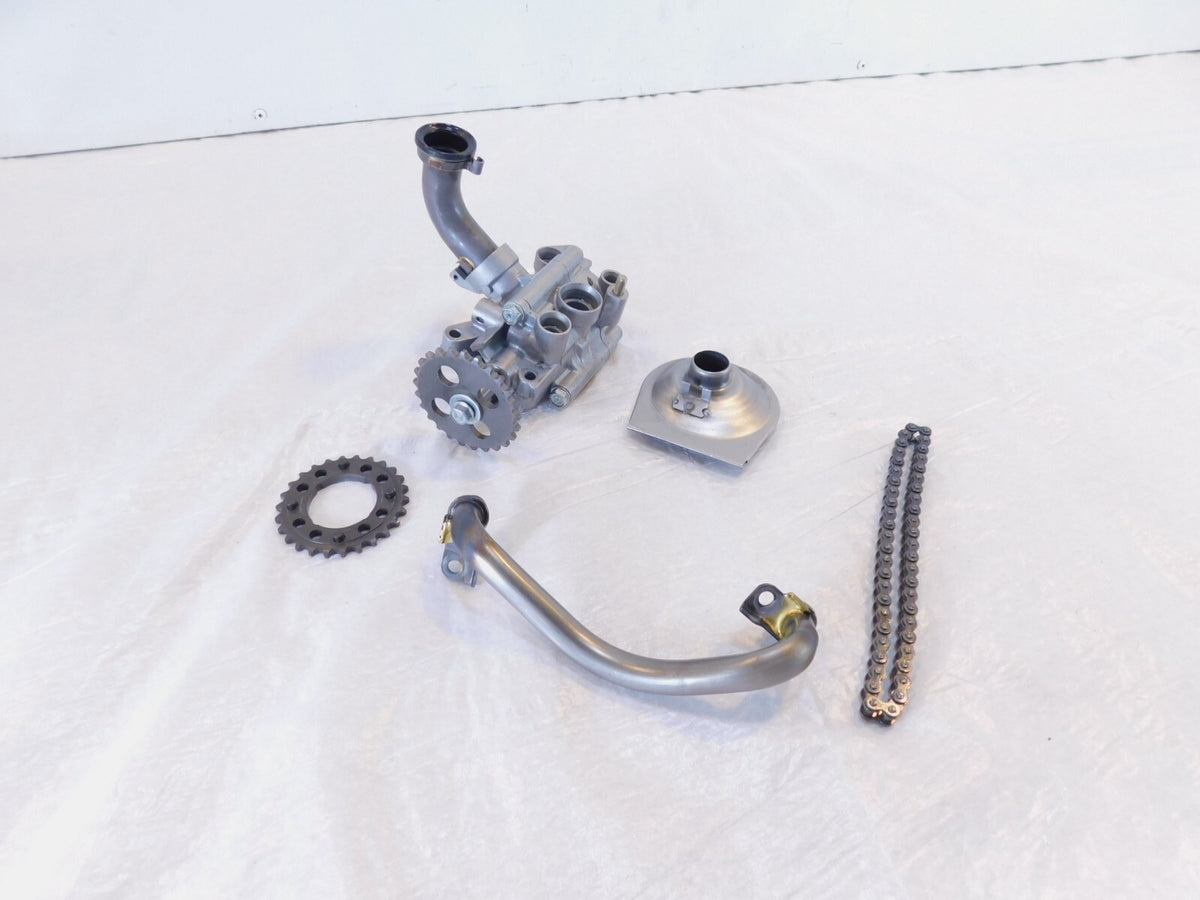 1995-2003 Honda VF750 VF750C Magna 750 Engine Motor Oil Pump Body Pipe & Chain - C3 Cycle