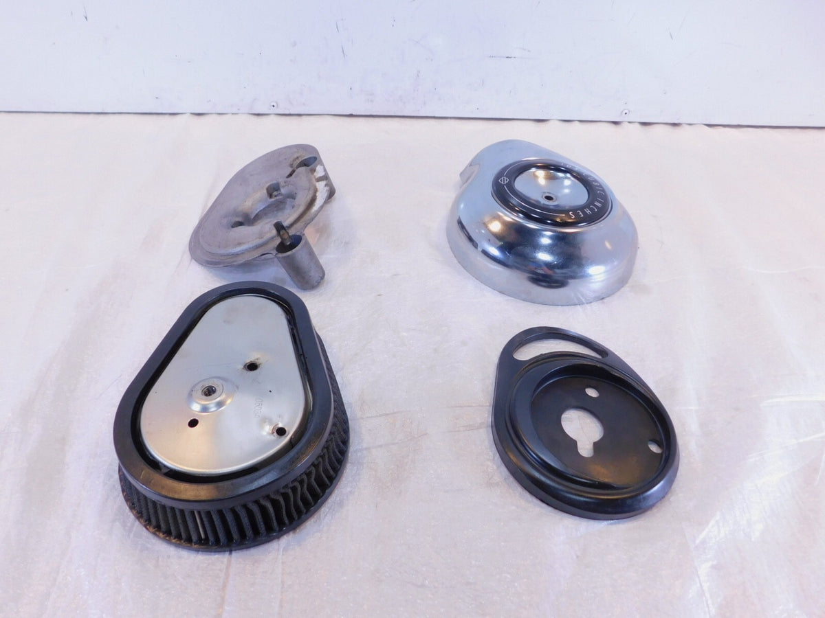 Harley Davidson Dyna Low Rider & Street Bob Chrome Air Intake Cleaner Cover - C3 Cycle