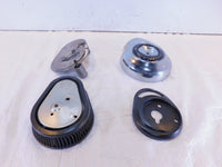 Harley Davidson Dyna Low Rider & Street Bob Chrome Air Intake Cleaner Cover - C3 Cycle